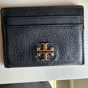 Tory Burch Kira Pebbled Leather Card Case - gently used